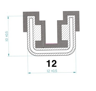 Coulisse de glace armée pour Renault Caravelle