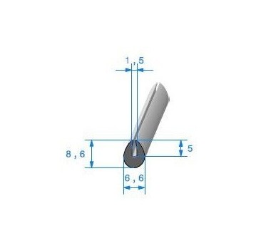 Joint de support de plaque arrière pour Renault Caravelle