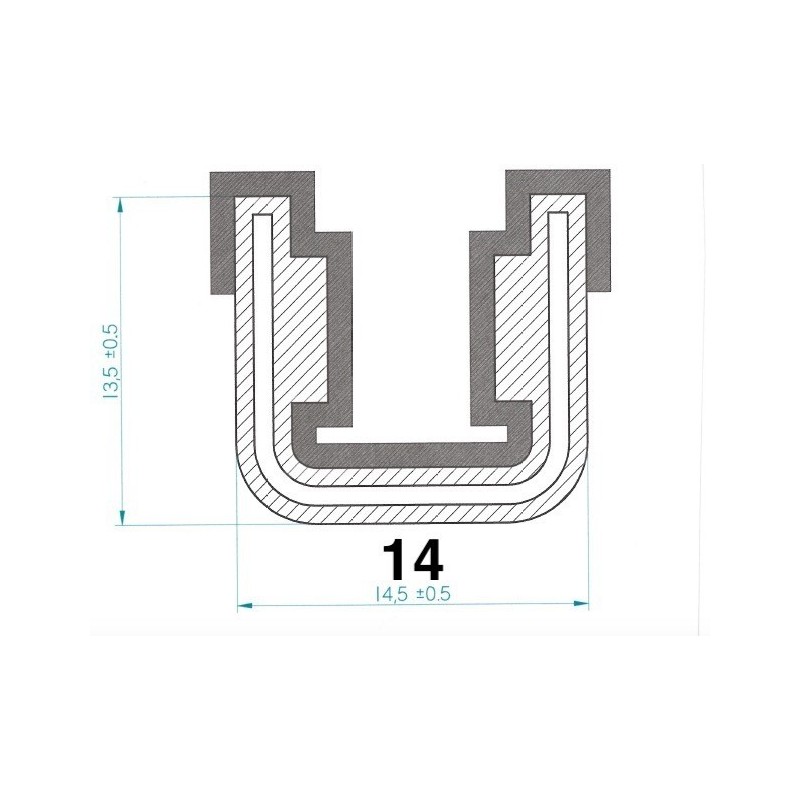 Coulisse de glace armée pour Renault Celtaquatre