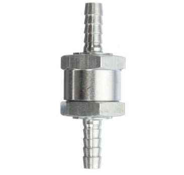 Fuel non-return valve Ø 6 mm in aluminium | Tido