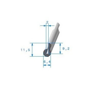 Boot seal (panel edge) for Simca Marly | Tido