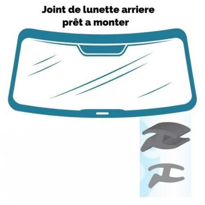 Joint de lunette arrière pour Peugeot 205