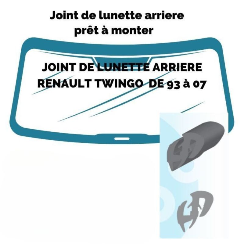 Joint de lunette arrière Renault Twingo 1 de 1993 à 2007