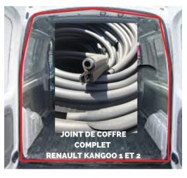 Joint de coffrecomplet Renault Kangoo 1 et 2 avec hayon ou portes