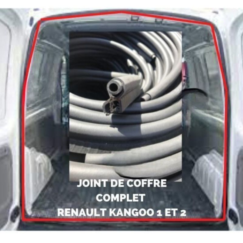 Joint de coffre  complet Renault Kangoo 1 et 2 avec hayon ou portes