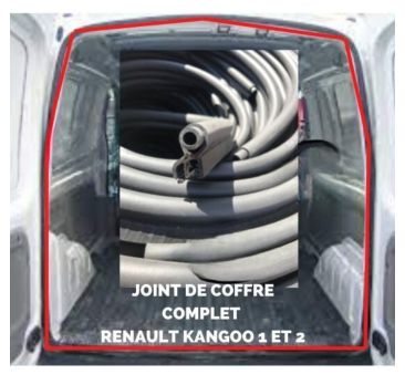 Joint de coffrecomplet Renault Kangoo 1 et 2 avec hayon ou portes