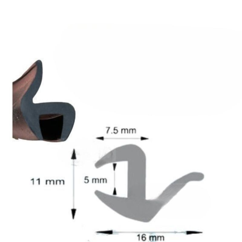 Moulure de joint de pare brise au mètre type VW T4 et bien d'autres ...