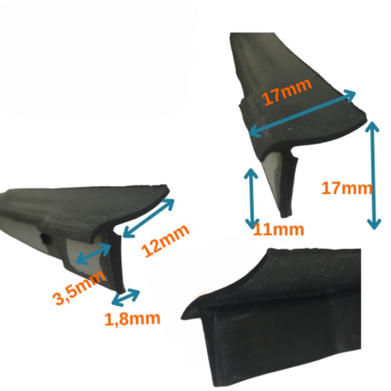 Triumph Spitfire type outer window scraper