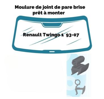 Moulure de joint de pare brise Renault Twingo