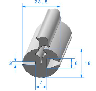 Joint de vitre fixe avec clé noire fournie, joint de vitre latérale, pare brise