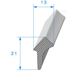 Joint mousse à coller H21 mm x L 13mm