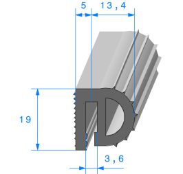 Joint au mètre pour porte isotherme