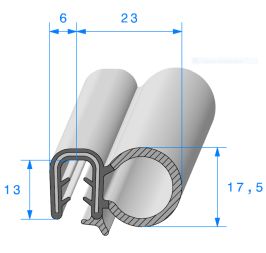 Kit de joint des 2 portesavant pour Citroen C15 et Visa