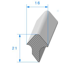 Kit de joint pour 4 portes 2e modèle pour Renault R8 et R10 + colle offerte