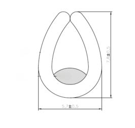 Profilen U platine pour bord de tôle ou gouttière au mètre