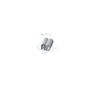 Kit guarnizioni delle 4 porte Peugeot 504 berlina, lato scocca