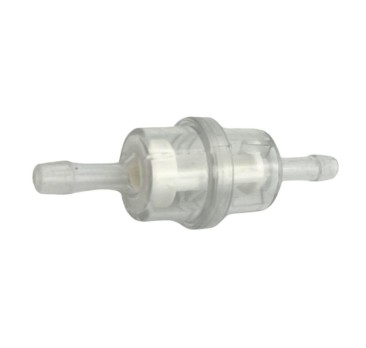 Small fuel filter for 6 mm hose, all fuels | Tido