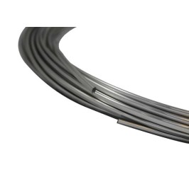 Mini jonc alu/PVC chrome 5mm vendu au mètre