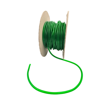 Durite pour carburant transparente verte