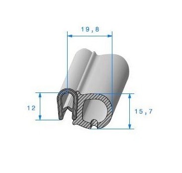 Kit de joint pour les 2 portes Citroën Acadiane