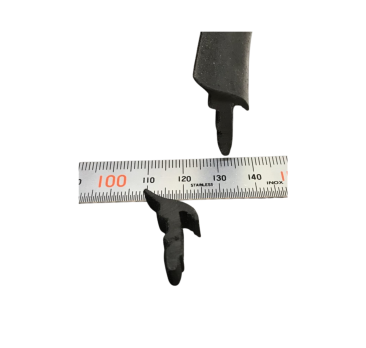 Lèche vitre extérieur floqué vendu au mètre