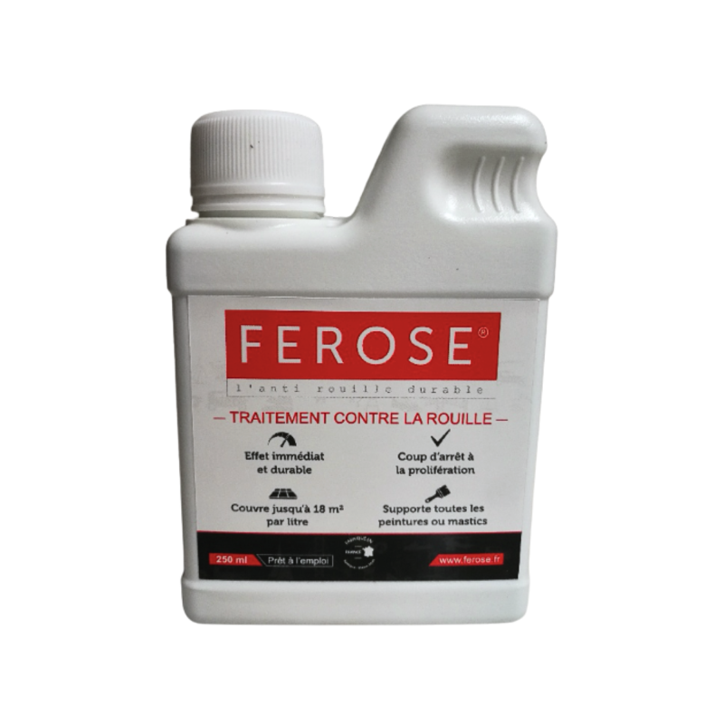 FEROSE, l’anti rouille durable! Bouteille de 250 ml