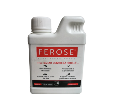 FEROSE, l’anti rouille durable! Bouteille de 250 ml