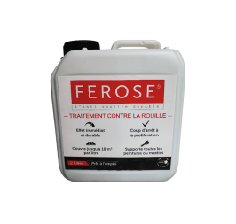 FEROSE, l’anti rouille durable! Bidon de 2 litres