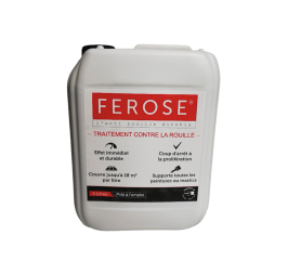 FEROSE, l’anti rouille durable! Bidon de 5 litres