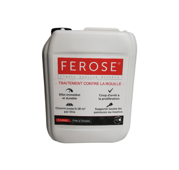 FEROSE, l’anti rouille durable! Bidon de 5 litres