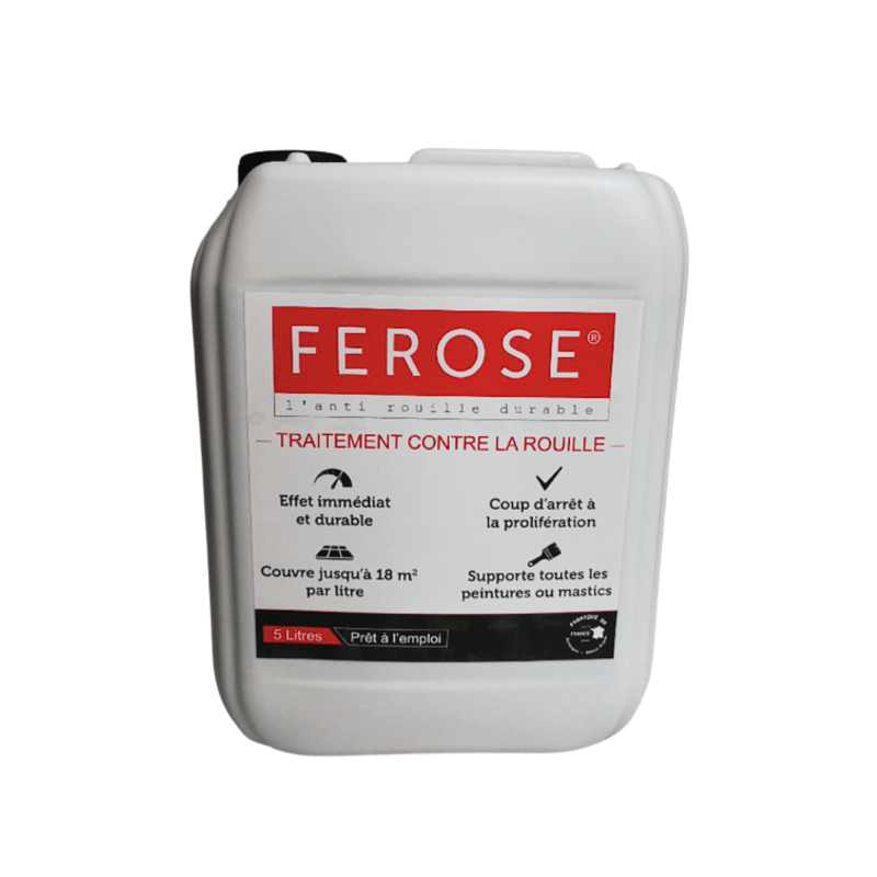 FEROSE, l’anti rouille durable! Bidon de 10 litres