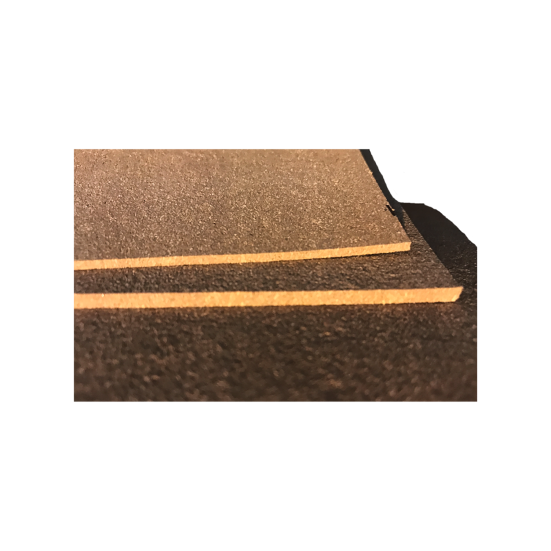 Feuille de liege et nitrile épaisseur 1,5 mm