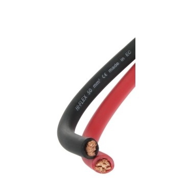 Cable de batería 10 mm² negro, alma de cobre aislado PVC | Tido
