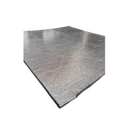 Plaque de mousse insonorisante et isolante avec paroi aluminium