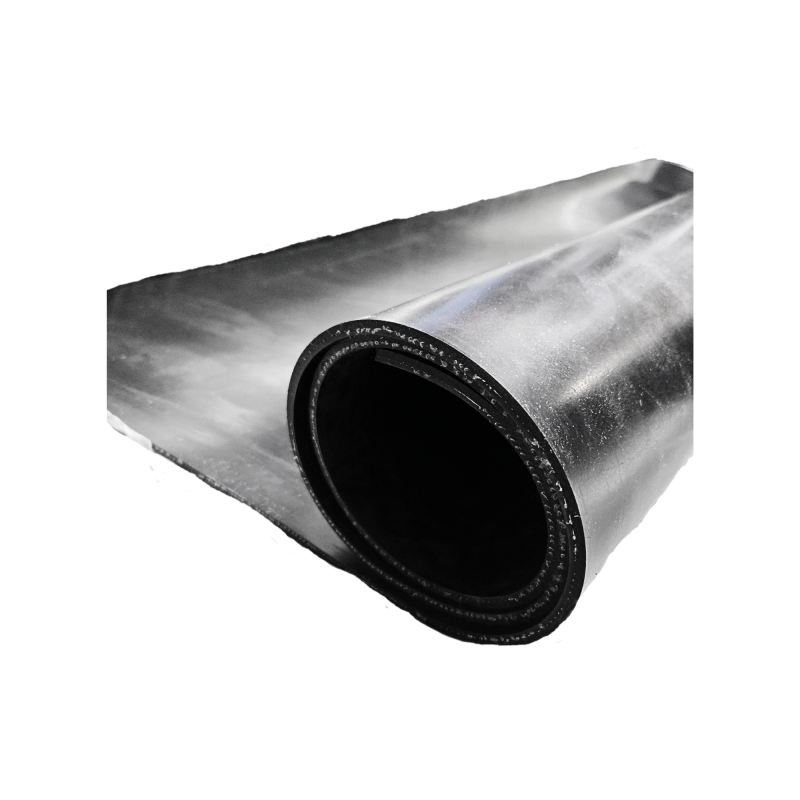 Plaque de caoutchouc pour tapis, bavette ou cale