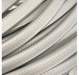 Profil en U gris argent pour bord de tôle avec armature métallique