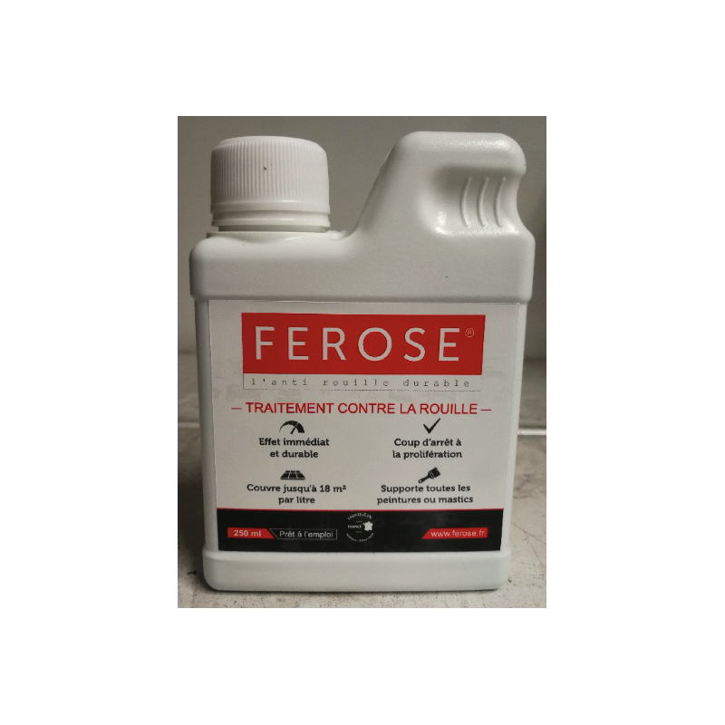 FEROSE, l’anti rouille durable! Bouteille de 250 ml