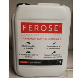 FEROSE, l’anti rouille durable! Bidon de 10 litres