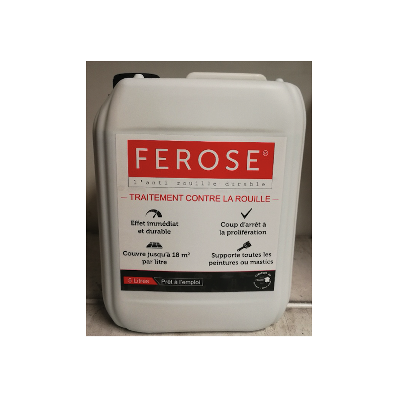 FEROSE, l’anti rouille durable! Bidon de 10 litres