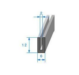 Profil pour calage de glace vendu au mètre