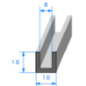 Calage de glace 10 x 10 mm