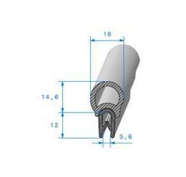 Joint de coffre ou de porte avec bourrelet