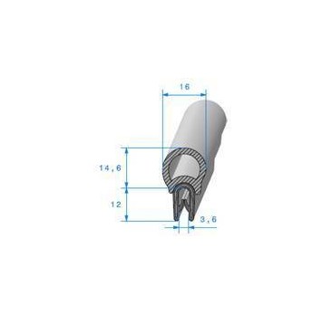 Joint de coffre ou de porte avec bourrelet
