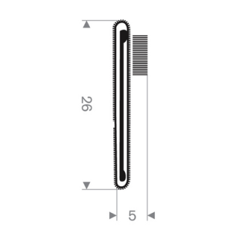 Lécheur de glace interieur ou extérieur armée  26 mm