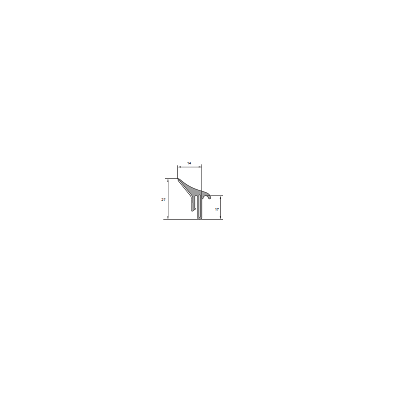 Window scraper in 125 cm length