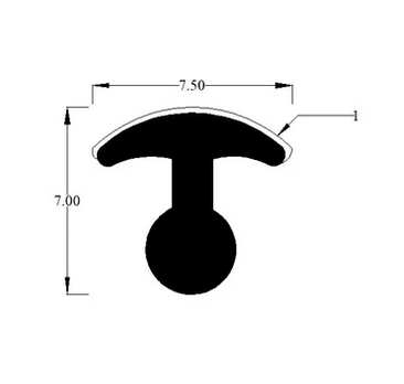 Clé de pare brise type Triumph TR4 TR5 TR6