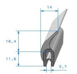 Kit joint de coffre arrière pour Matra 530