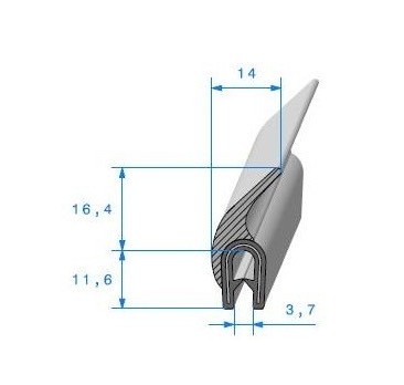 Kit joint de coffre arrière pour Matra 530