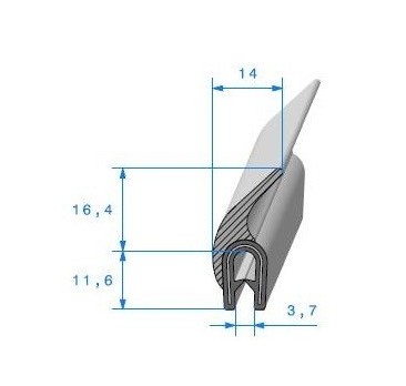 Front boot seal kit for Matra 530 (adaptation) | Tido