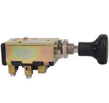 Pull-type light switch type 502, off/dipped/main | Tido